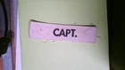VINTAGE MILITARY PATCH NAME TAPE WW2 ERA WITH NAME CAPT.