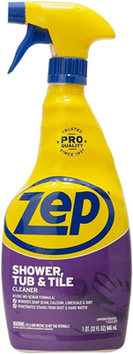 #ad Zep Shower Tub and Tile Cleaner 32 fl oz Bathtub Cleaning Bathroom Spray Clean $5.50