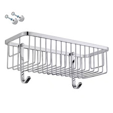 Wall Mounted Corner Shower Caddy Shower Basket in Polished Chrome