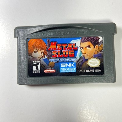 Nintendo Game Boy Advance Metal Slug Advance Cartridge AUTHENTIC