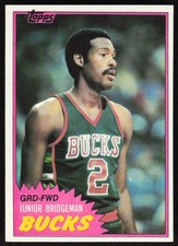 1981-82 Topps #MW97 Junior Bridgeman