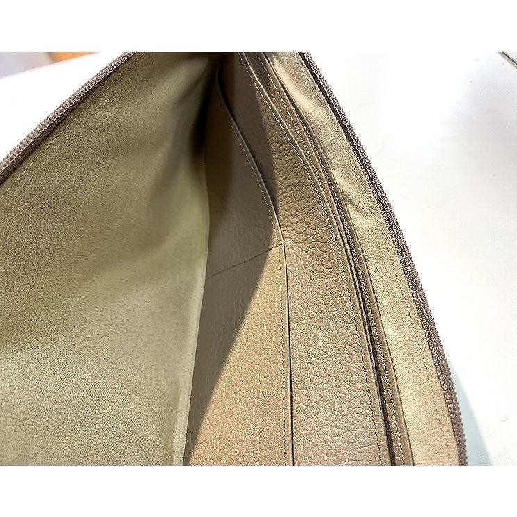 ATAO Python L-shape Zipper Bill Wallet Beige - image 6