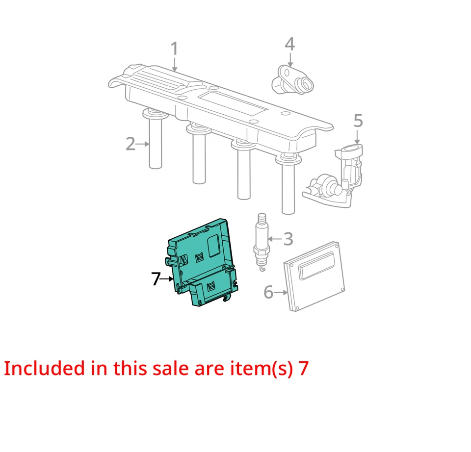 SE ADAPTA A RETENEDOR DE IONES SATURN 2003-2005 ECM 22720270 - NUEVO OEM 22720270 Foto 2 de 3