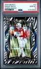 2024 Panini Select Drake Maye #27 Zebra Shock Prizm (RC) PSA 10