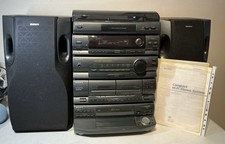 Sony Vintage LBT-N355 5 disc CD hifi stereo system with turntable