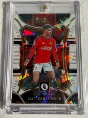 2023-24 Panini Select Premier League - Marcus Rashford #166 White Ice 32/85