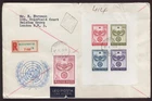 HUNGARY 1965 I.C.Y. STAMP + MINIATURE SHEET ILL.REG.FDC