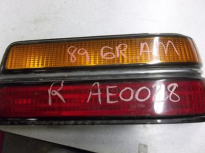 1985-88 Pontiac Grand Am RH Right Tail Light Assembly 16509846