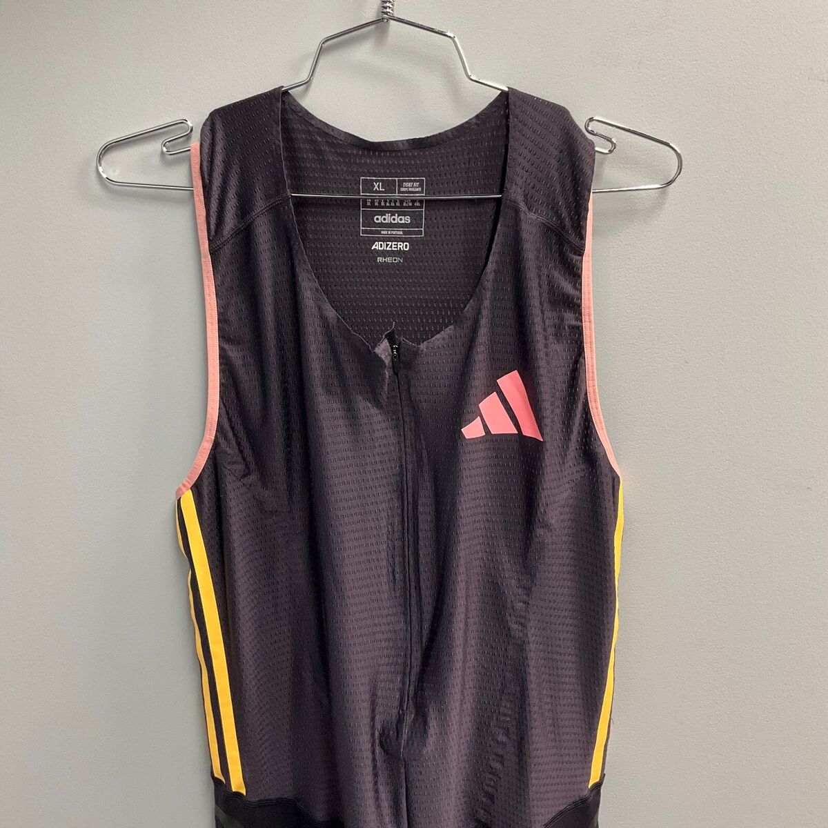 Adidas Pro Elite Rheon Men's Sleeveless Speed Suit Running Adidas Pro Elite Rheon Men's Sleeveless Speed Suit Running