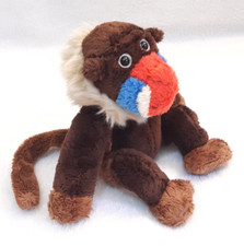 Keel Toys Simply Soft Collection Monkey Mandrill Baboon Plush Toy Rare