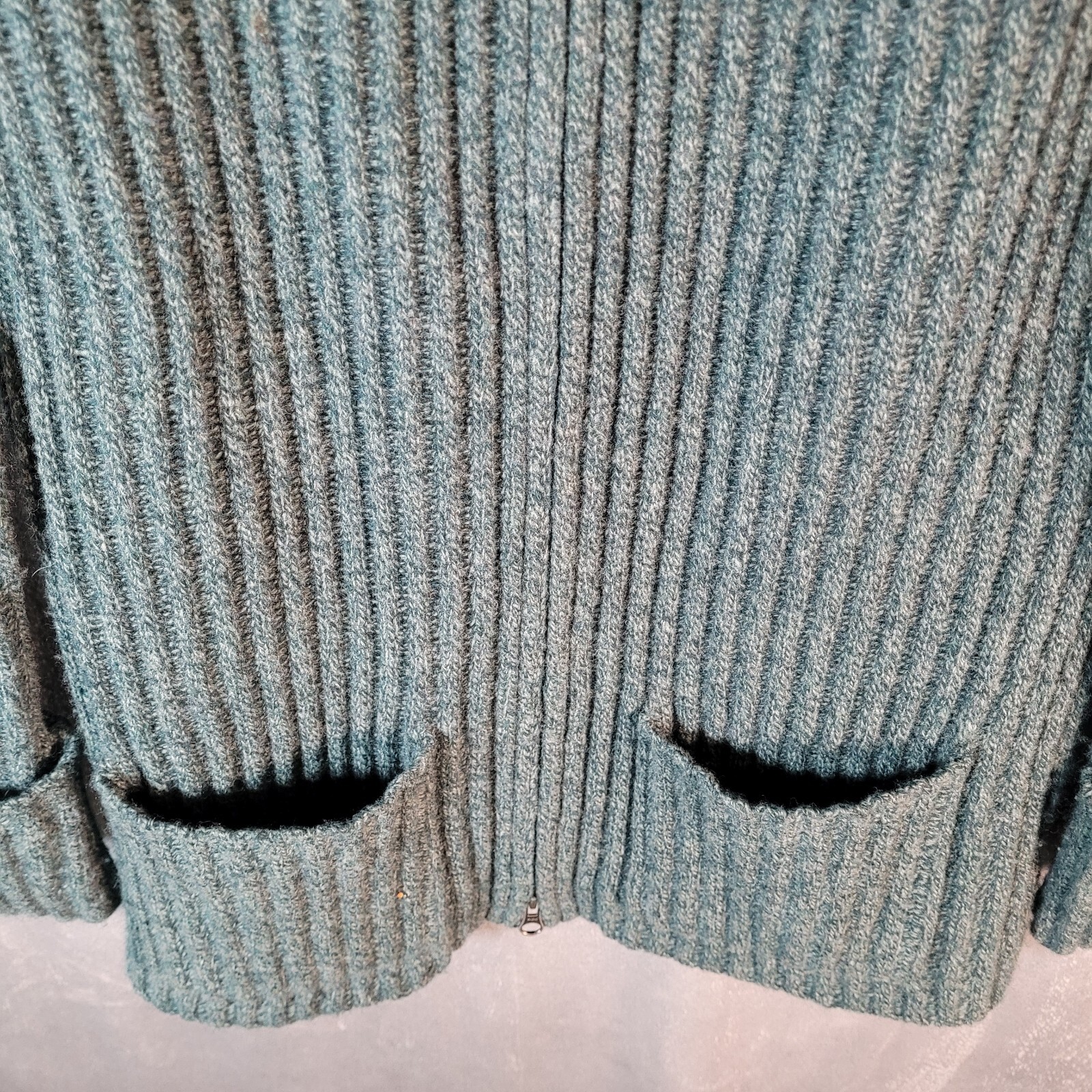 Banana Republic Women's Size Medium Lambswool, Suede Knit Sweater RN