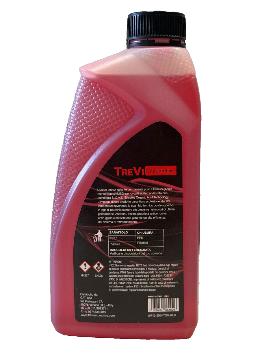 1LT ANTIGELO ROSSO PURO TREVI AUTOMOTIVE PER AUTO E MOTO - TRLRROSSO1LTA |  eBay
