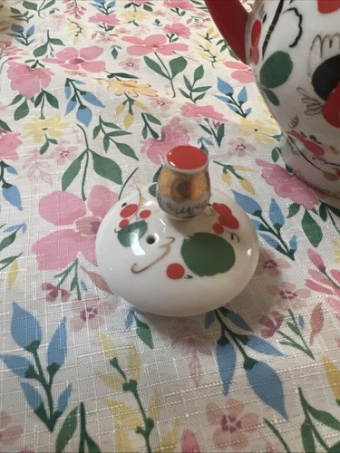Lomonosov Porcellana Fabbrica Unione Sovietica Gallo Rosso Teiera URSS - RARA! - Foto 3 di 7