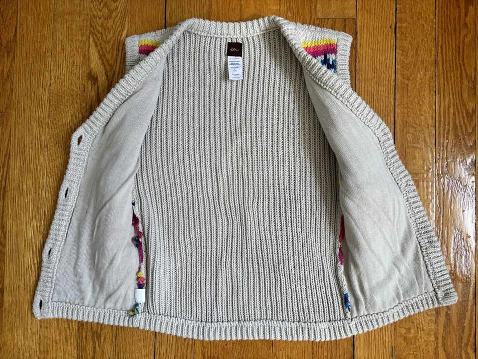 Чай коллекции вязаный свитер жилет - Изображение 4 из 4