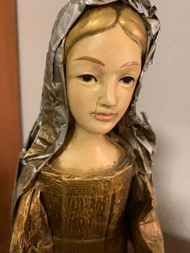 SCHMID BROS. VINTAGE MARY NATIVITY FIGURINE MADE IN JAPAN - Picture 3 of 9