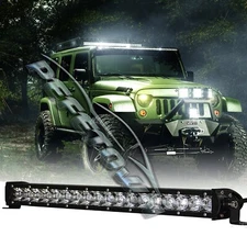 Silm 37'' Inch Spot Flood LED Light Bar Offroad Boat 4WD SUV Driving ATV 38" 36"