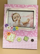 VERY CUTE HANDMADE PHOTO FRAME FOR BABY NWT