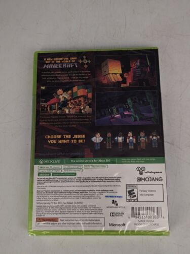 Minecraft Story Mode Season Pass Disc Xbox 360 - NTSC - US Region - NEW & SEALED - Picture 3 of 4