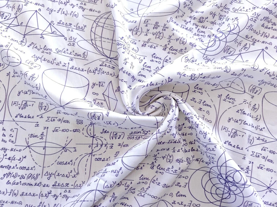 Camisa suave de tela viscosa con diseño geométrico de 55"" de ancho por yarda material popelina de rayón Foto 2 de 4