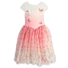 DISNEY STORE PRINCESS FANCY FLORAL LEOTARD DANCE DRESS COSTUME SNOW WHITE SZ 3T