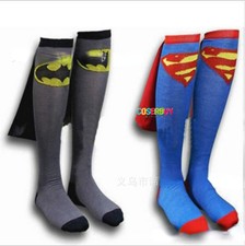 Cartoon Superhero The Dark Knight Batman Cosplay Costume Socks Stockings Gift