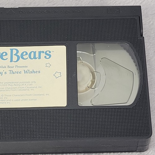 Care Bears Wish Bear Presents Grumpy’s Three Wishes VHS 2003 No Sleeve TESTED - Picture 5 of 6