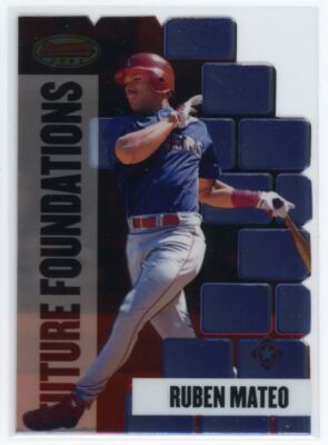 1999 Bowman's Best Future Foundations Mach I Ruben Mateo /3000 Rangers #FF1
