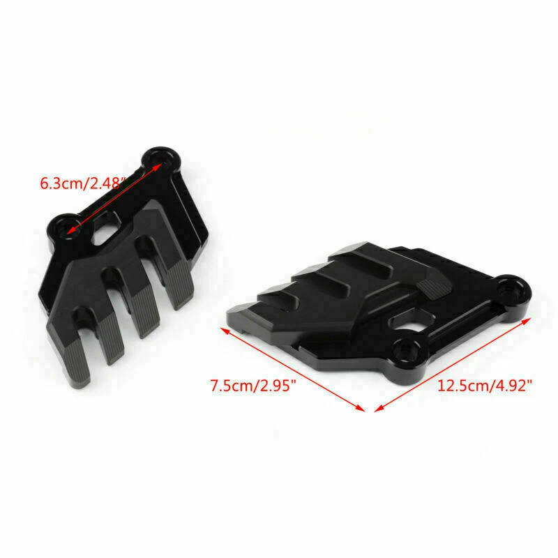 CNC Front Brake Caliper Cover Disc Caliper Cover Fits Kawasaki Z900 2017 Black S Foto 2 de 4