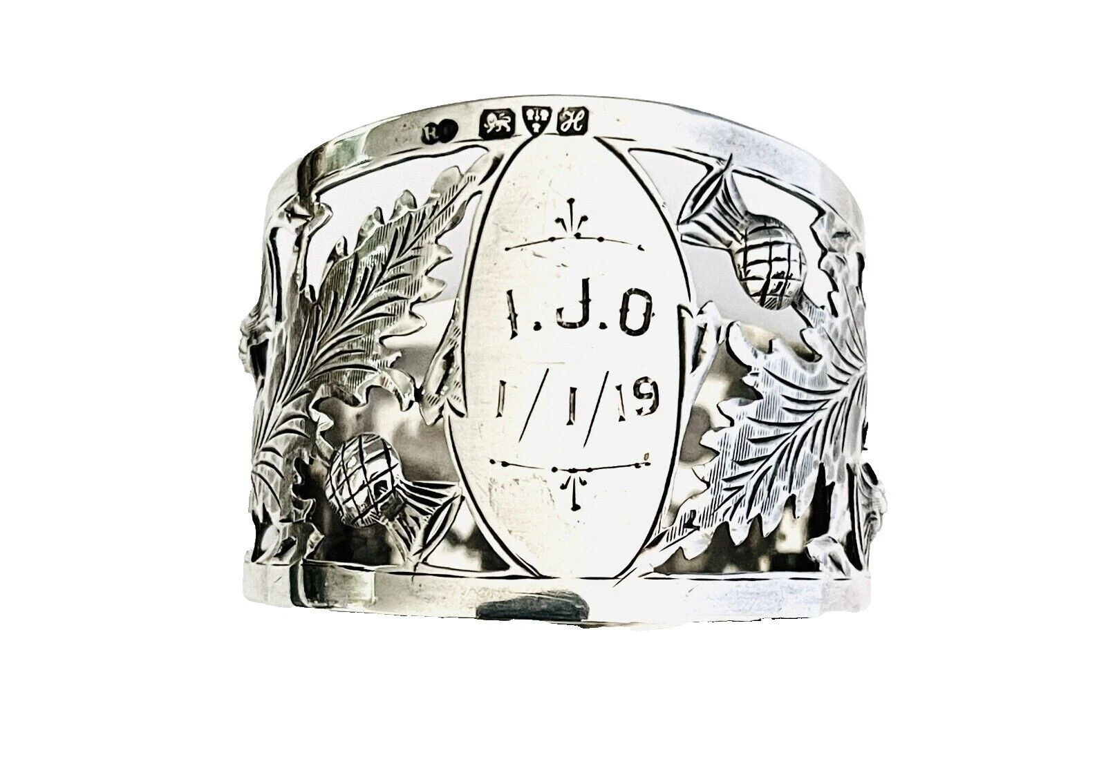 Thistle Art Nouveau US Sterling Silver Antiques