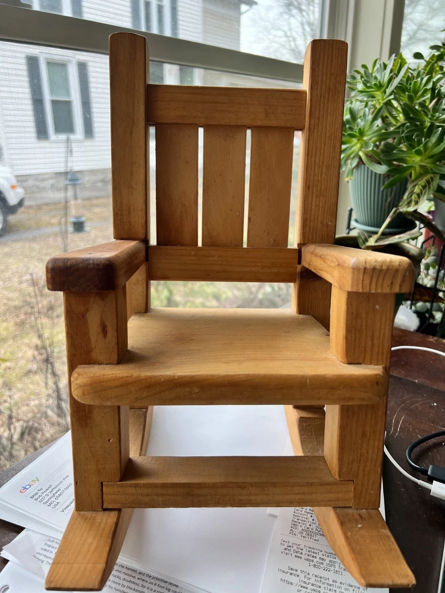 Wooden Doll Rocking Chair eBay