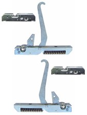 Coppia Cerniere Forno Ilve Samet Fulgor 150 x 21 mm. con 2 portarulli