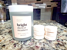 Lot of 6 A G Single Pastels Bright Shower Steamers Breathe