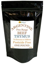 ORGANIC Argentine Desiccated BEEF THYMUS POWDER UNDEFATTED ~ POUND 1 Lb 453 gram