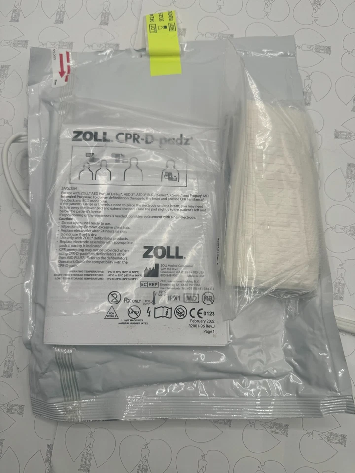 Zoll CPR-D-Padz 8900-0800-01 过期 2027 — 第 3/4 张图片