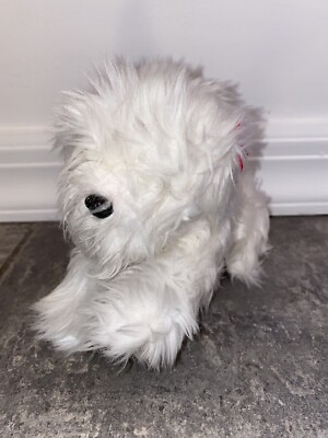 2007 Fur Real Teacup Pups Maltese Puppy Dog FurReal white