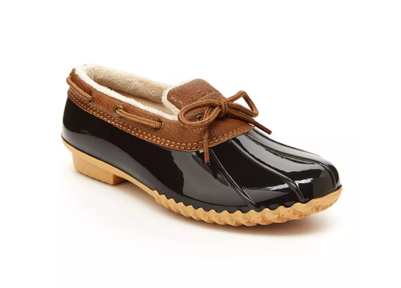 NWB JBU Woodbury Women s Casual Duck Shoe Chocolate Brown Sz