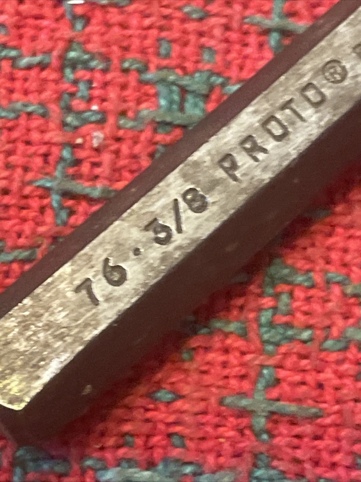 Cincel Proto Diamond Point Vintage 3/8 Cincel Frío Corte 1/4 HECHO EN EE. UU. NUEVO EN STOCK Foto 2 de 4