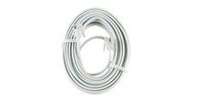 Power Gear Phone Line Cord, 25', White, 76119