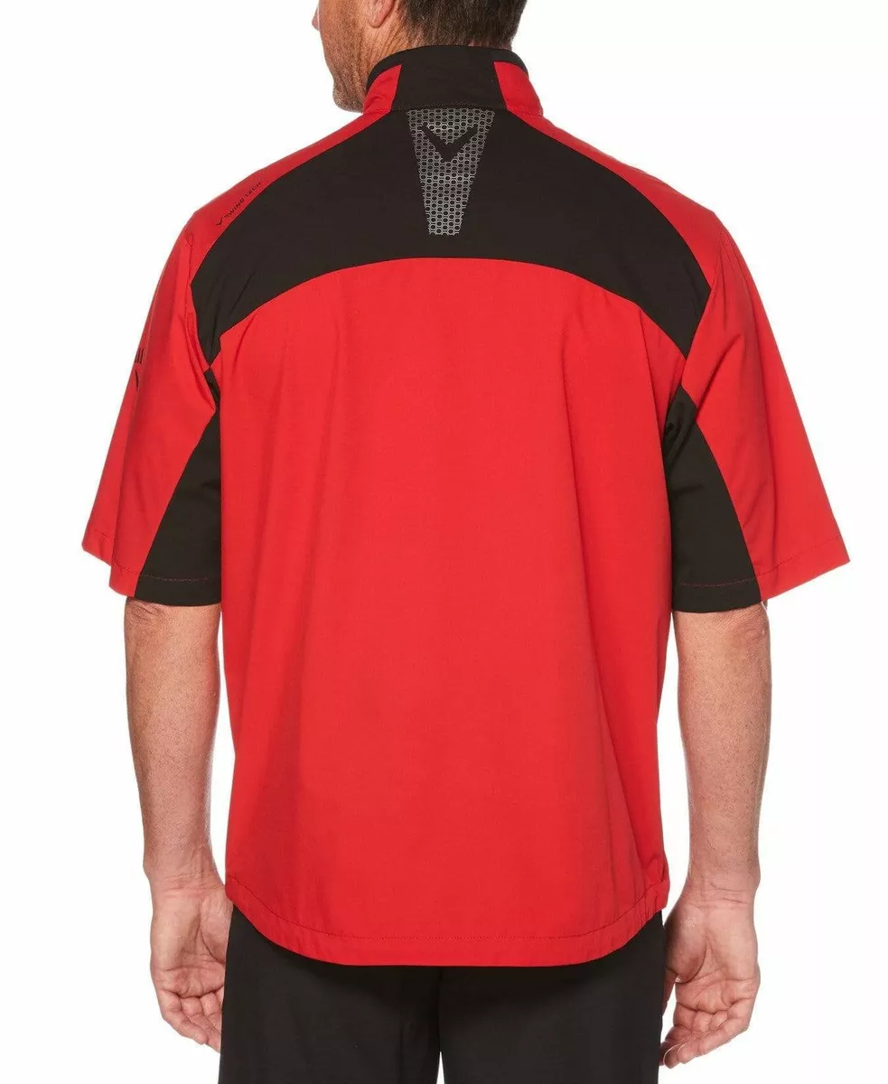 Callaway short top sleeve windshirt