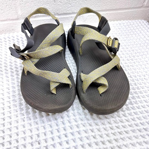 Chaco Z/Cloud 2 Sport Herren Scuff Schwefel Sandalen Riemchen Gr. 10 verstellbar
