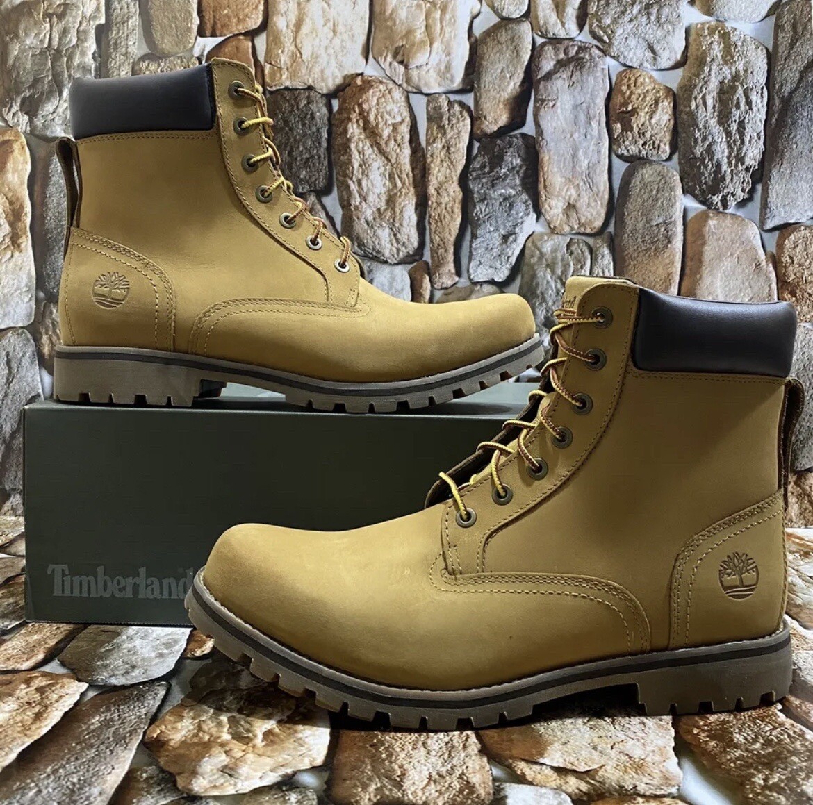 Timberland Men NewMarket 6 IN BOOT WHEAT NUBUCK SIZE 12M | eBay display picture 1