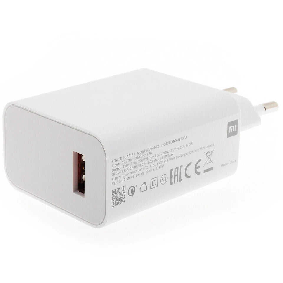 Original Xiaomi Schnellladegerät 33W Ladekabel Adapter Netzteil USB-C - Bild 3 von 4
