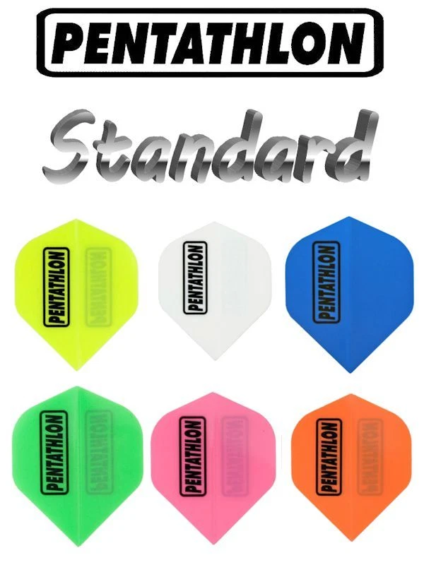 6 Dart Flights Pentathlon STANDARD - Farbe wählbar