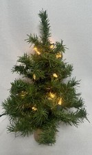 Evergreen Trees Lot of 10 Lighted Decor Christmas Village Model Railroad Crafts