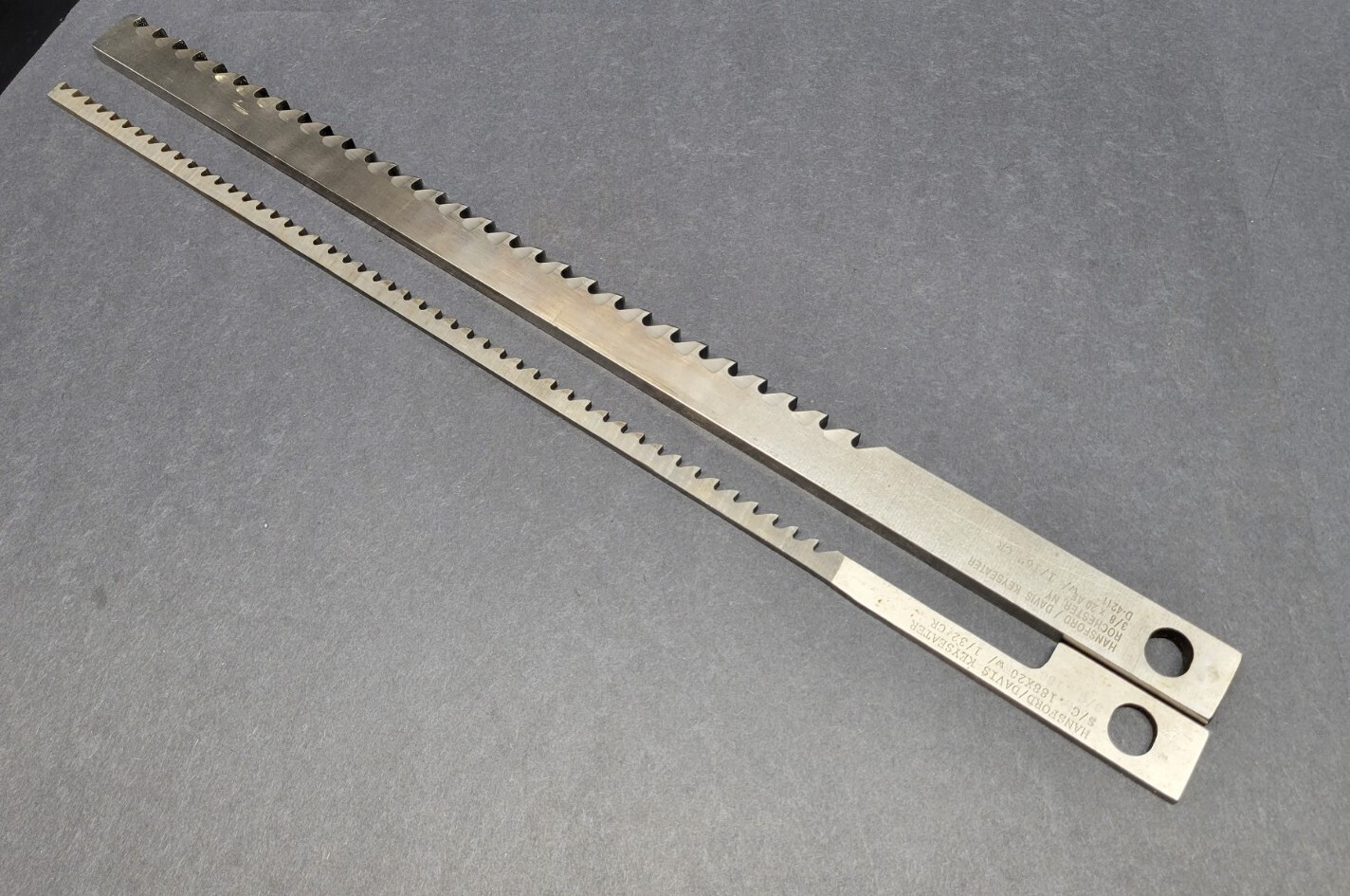 Handsford Davis Keyseater Broach 3/16" & 3/8" w/ Corner Radius Keyway