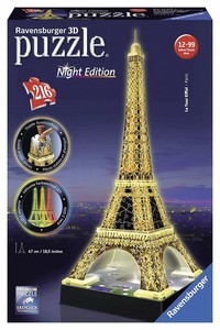 Cible Du Coupon Ravensburger Tour Torre Eiffel Puzzle 3d Con Led Edizione Speciale Notte 216 Expedition Apres Septembre Www Apot Co Th