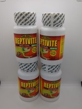 4 PK Zoo Med Reptivite Reptile Vitamins with D3 2 Oz Each Exp 07/26 S18