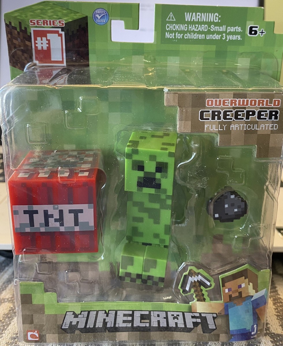 マイクラ Minecraft Overworld Creeper Series 1 Fully Articulated Collectible