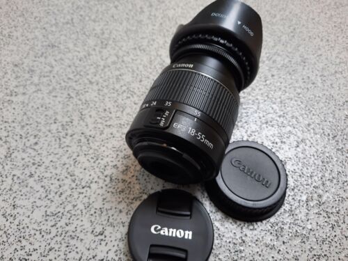 Lente zoom macro Canon EF-S 18-55 mm 1:3,5-5,6 III para EOS DSLR (cr10) - Imagen 1 de 13