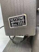 Keystone Moviegraph 16mm Projector Model E-943 Untested Lights Up 1930-1940
